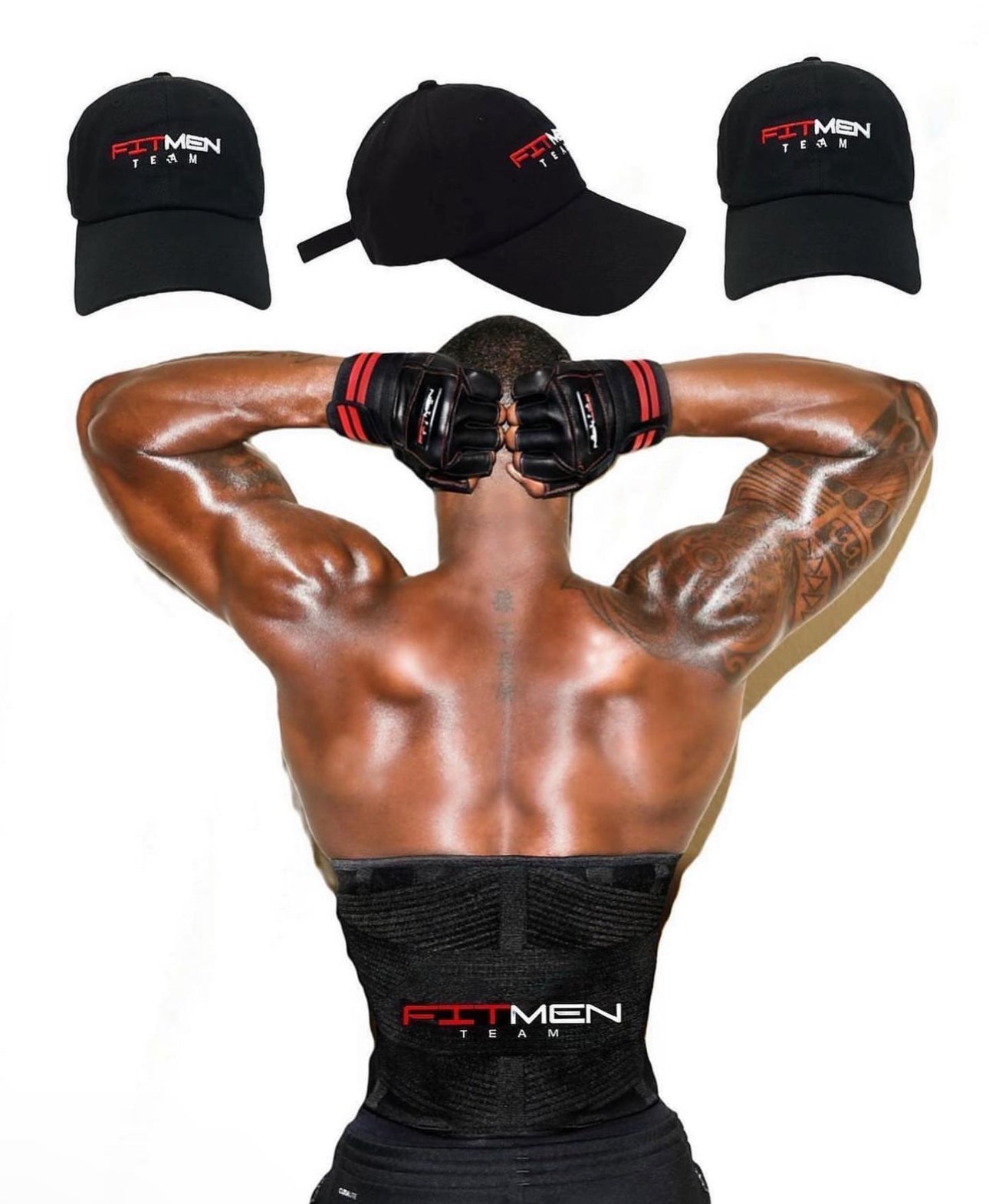 FITMENTEAM Solid Colors Series Gym Belt Ultimate Support Waist Tra