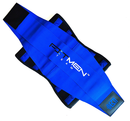 FITMENTEAM  Solid Colors Series Gym Belt: Ultimate Support & Waist Training for Men